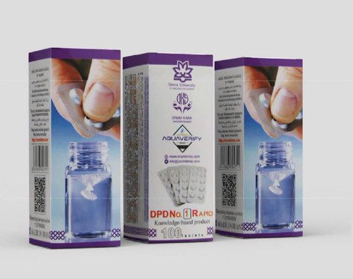 قرص کلرسنج بسته یکصد عددی کیمیاتست